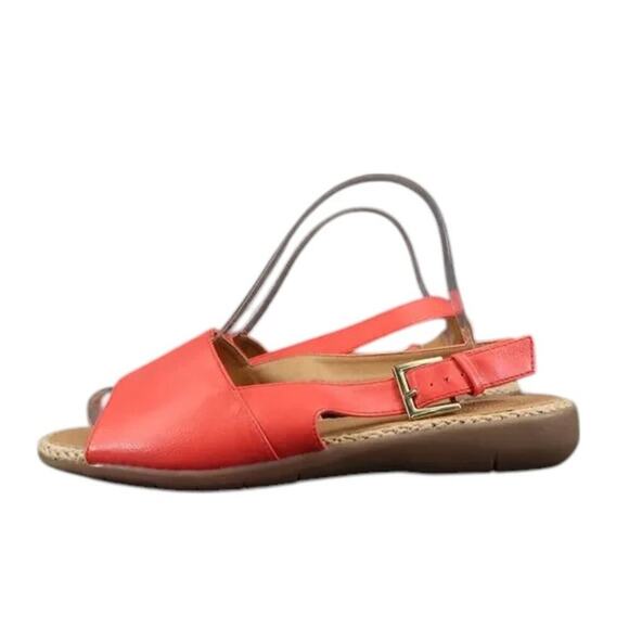 Comfortview Shoes Womens 9.5 Sandals Adele Slingback Classic Open Toe Lifestyle - Picture 3 of 13